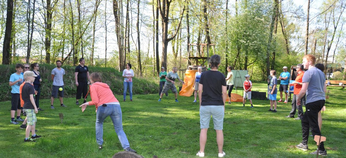 Rot-Weiß-Rot Pfeilkurs Aufwärmen
